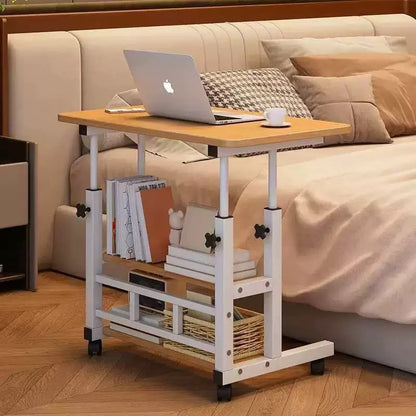 Adjustable Laptop Stand Desk with Storage