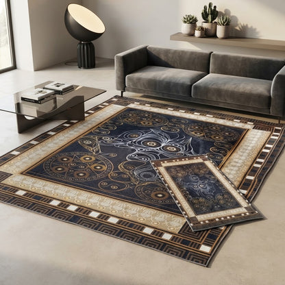 5*8 HD Carpet Set with Matching Door Mat