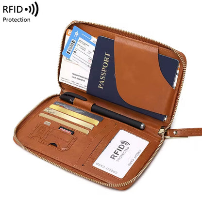 Travel wallet passport protector