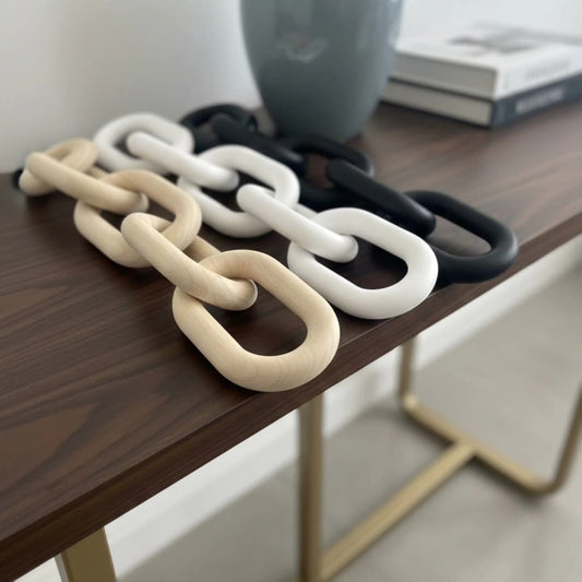 Decorative Wooden Interlocking Chain Links