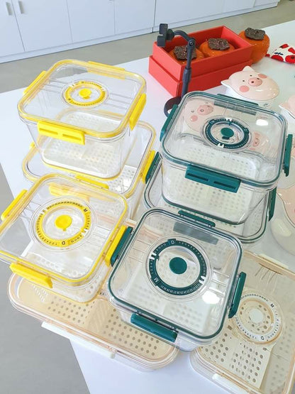 3 Piece Stackable Multipurpose Food Storage Container Set