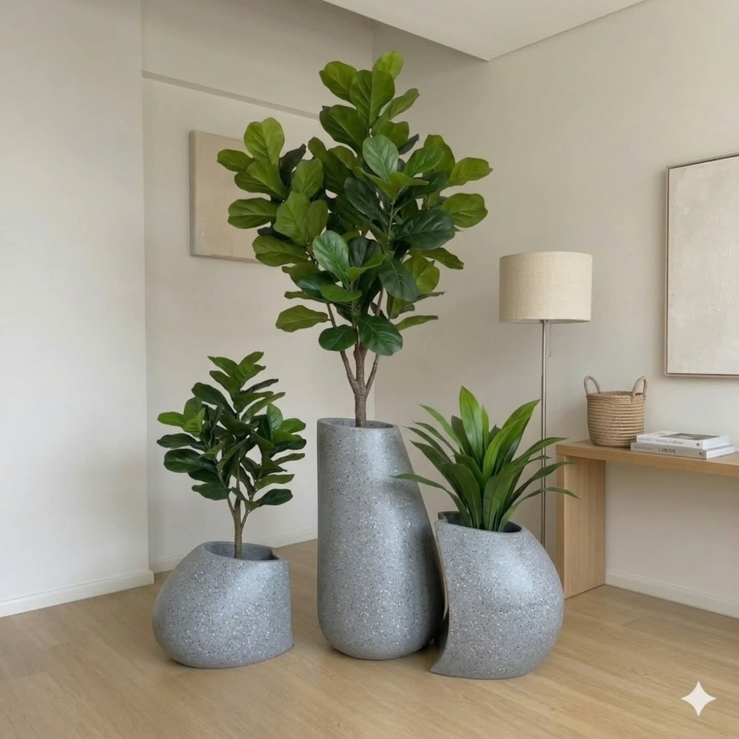 3 Piece  Floor Vase Set