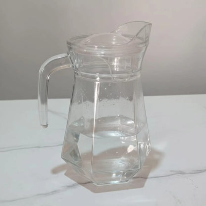 Water  jug +6pc hot water glass