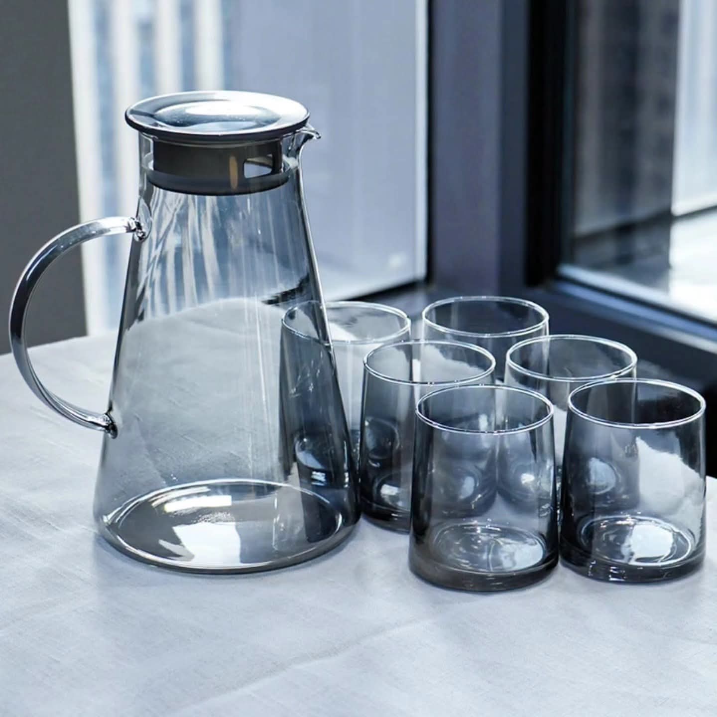 Water Jug with Water Glasses Set