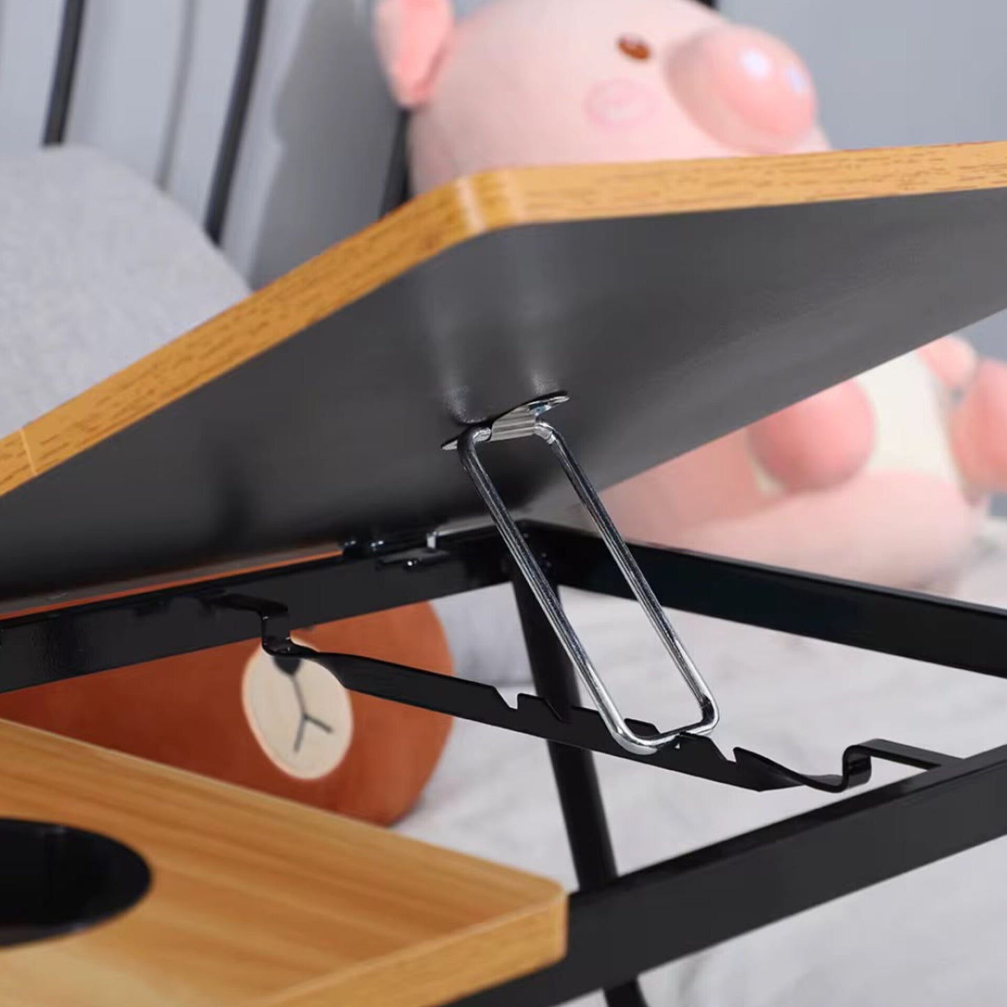 Adjustable Tilting Laptop Folding Table Stand Desk Bed Table