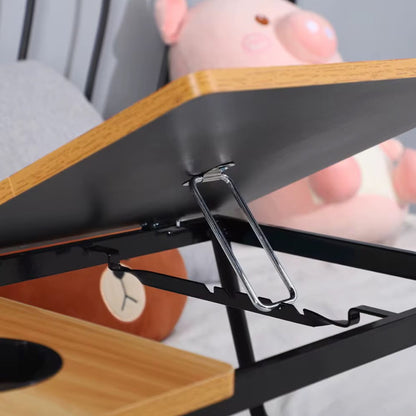 Adjustable Tilting Laptop Folding Table Stand Desk Bed Table