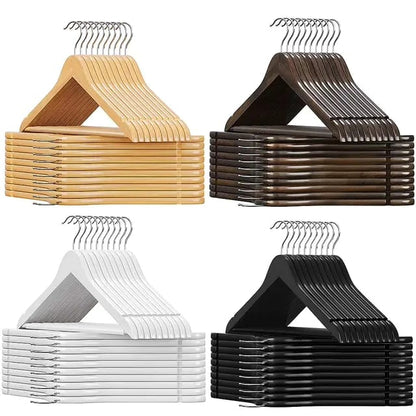 10pc wooden hangers