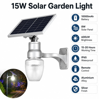 15W Solar Garden Light