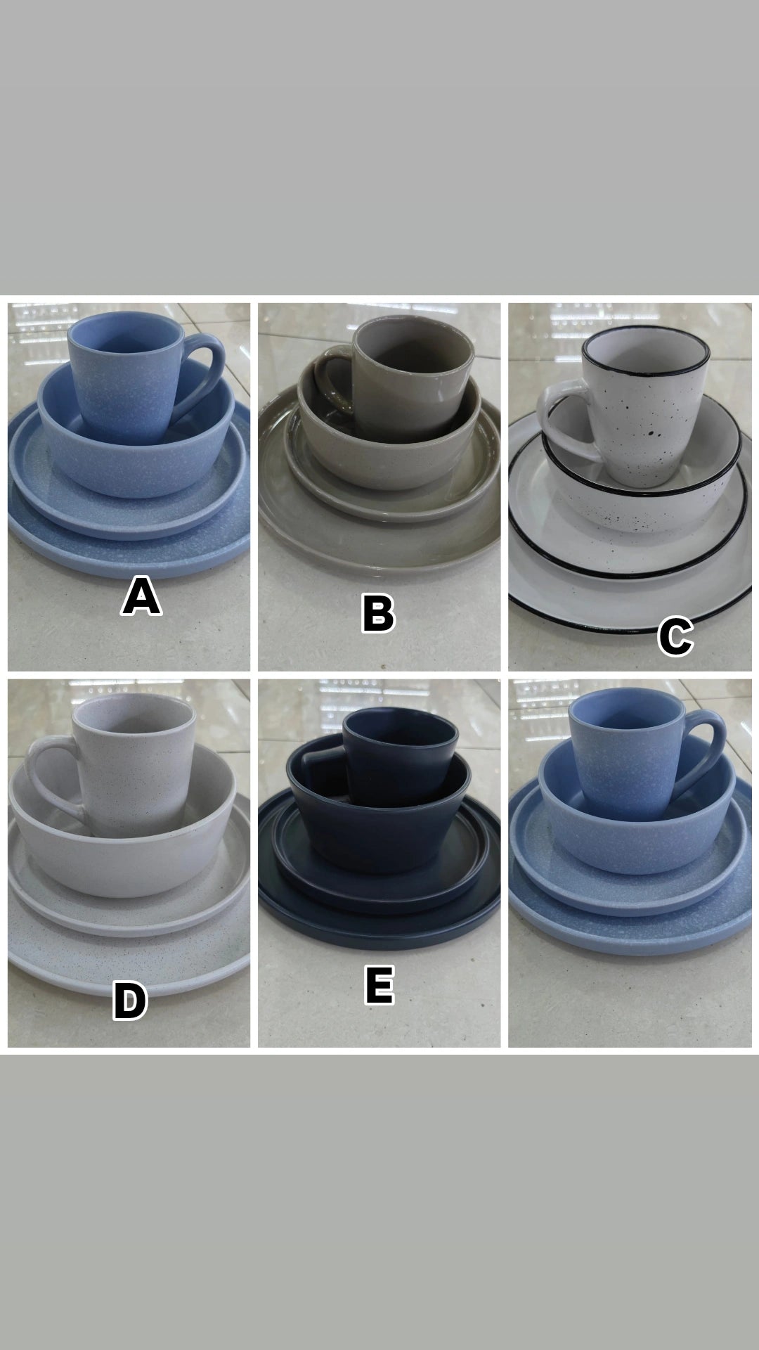 24 pcs ceramic dinner set