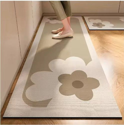 2pc pvc leather kitchen anti-slip mats