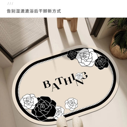 Antislip bathroom mat
