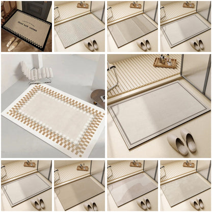 Geometric Kitchen And Door Entry Mat