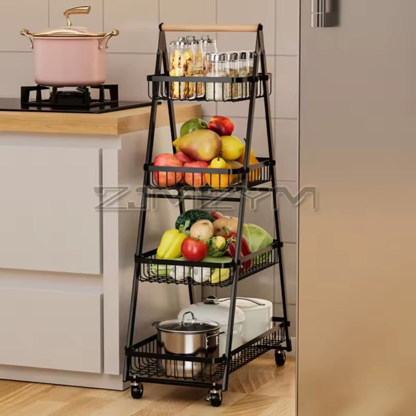 4 layer Multifuntional rack