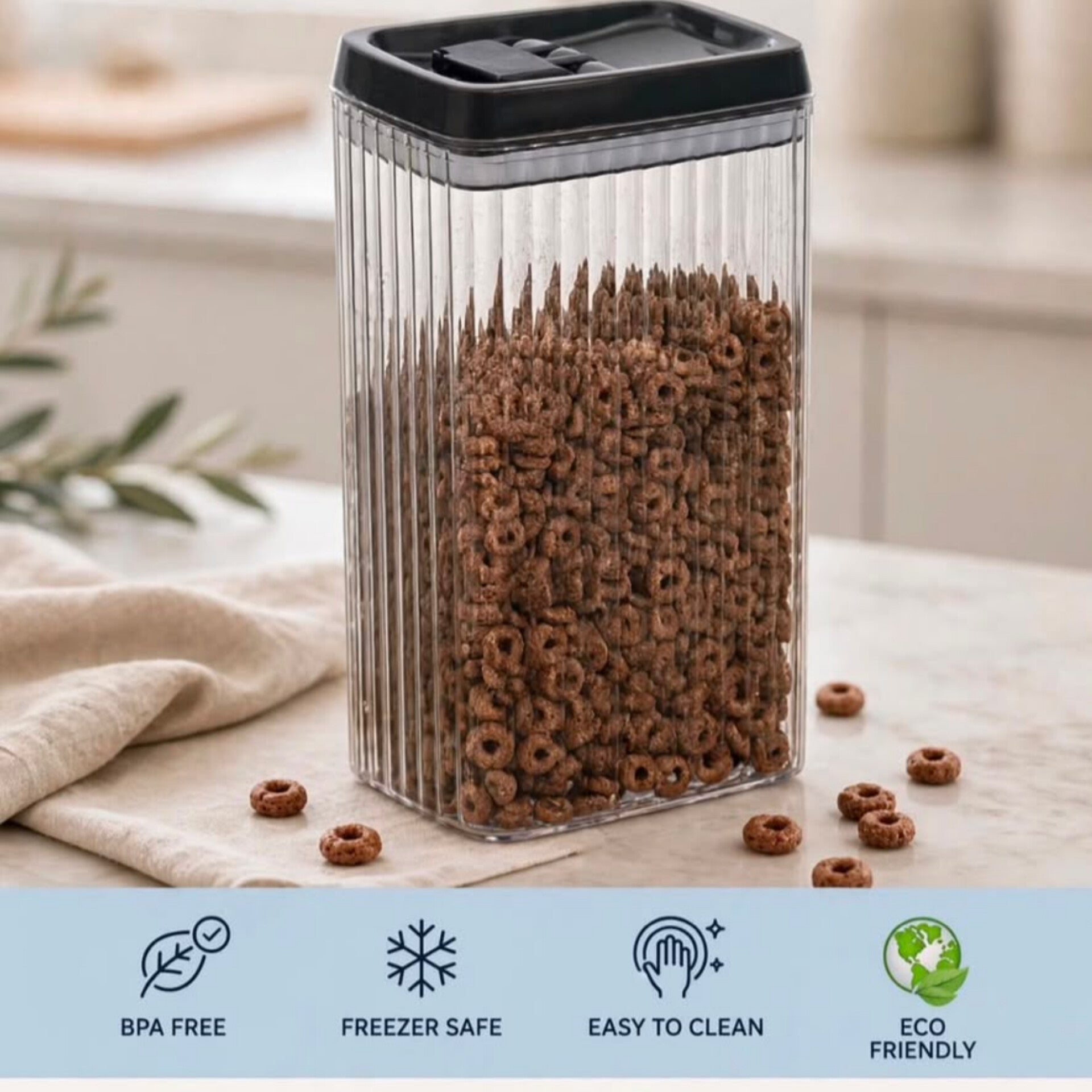 Acrylic AirTight Food Storage Container
