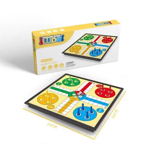 Ludo magnetic gameboard