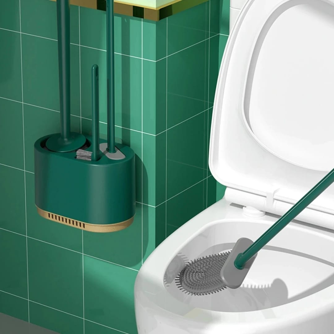 3 in 1 wall mounted toilet brush