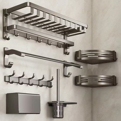 7pc Bathroom caddy set