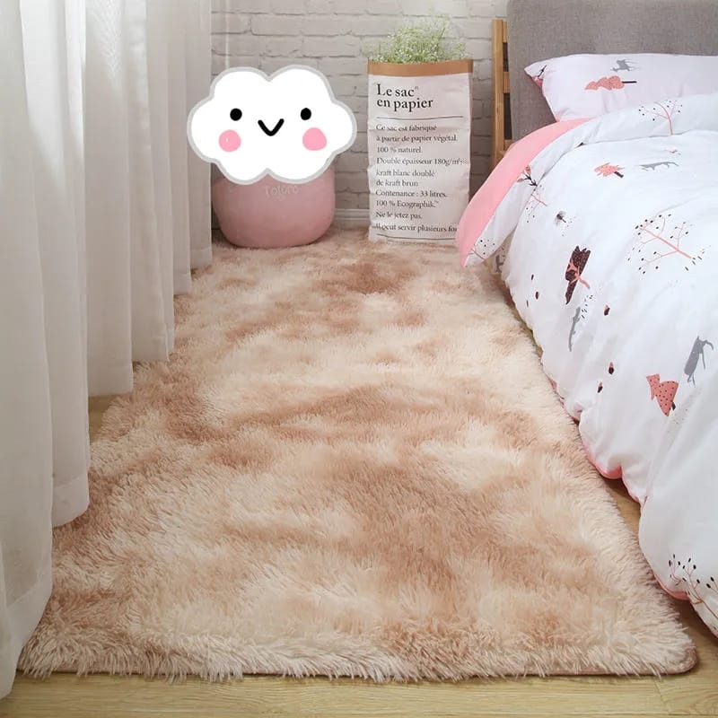 4*6 fluffy bedside carpets