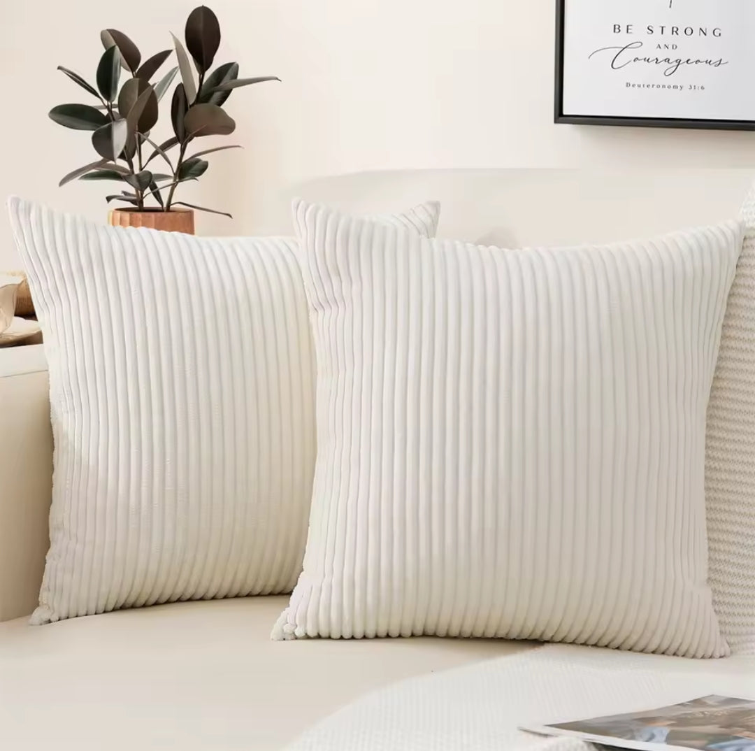 Velvet cushion throw covers