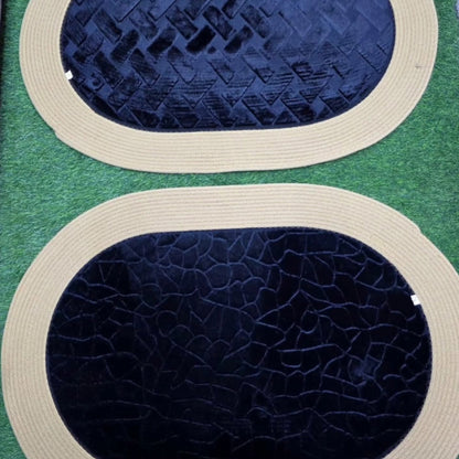 Woven Rattan Rug