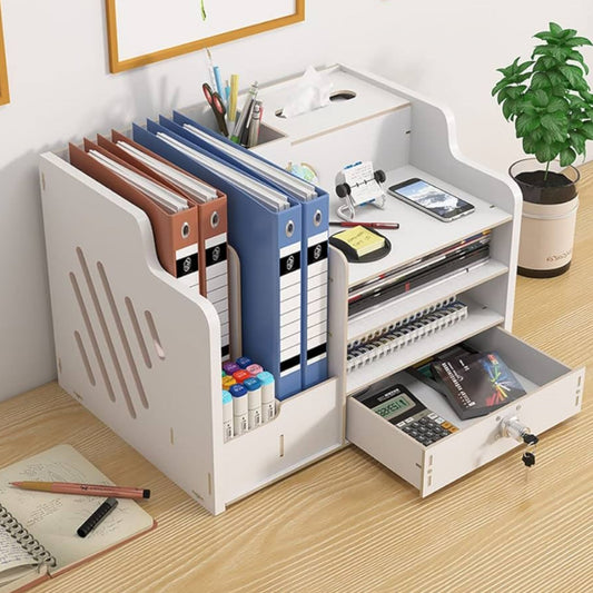 Bamboo Desktop Organizer