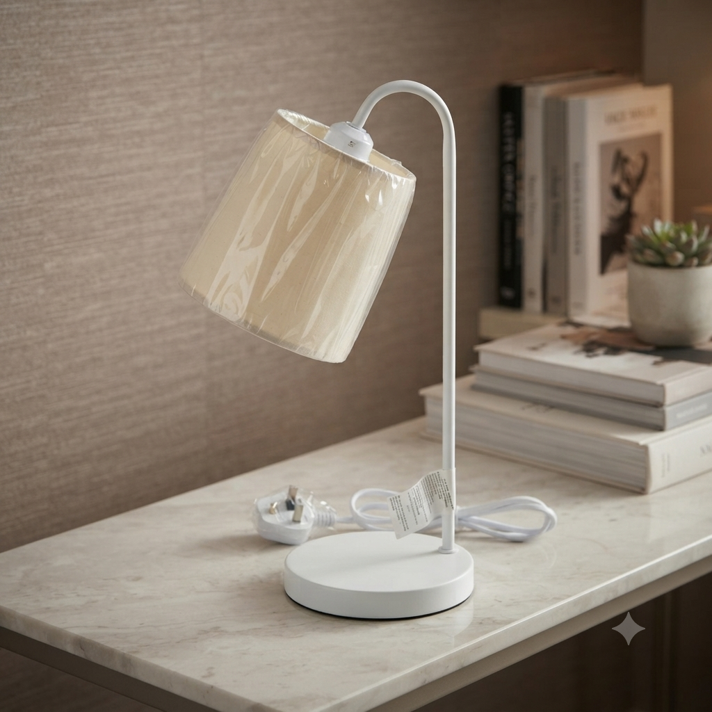 White Table Lamp LP 3262