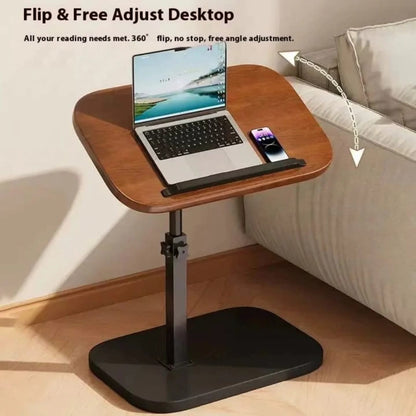 Adjustable Wood  Laptop Side Table