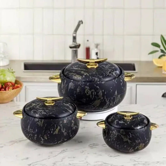 Set Of 3 Food Warmer