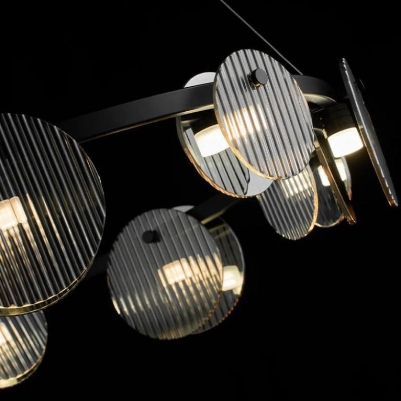Black Ring  Chandelier Light