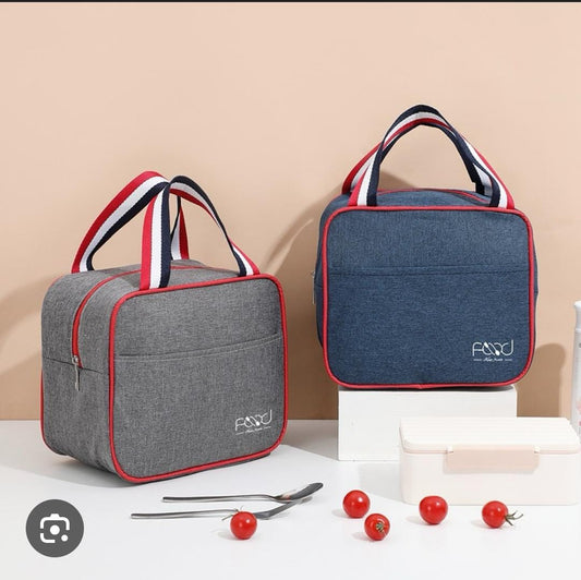 Insulated square lunch bag