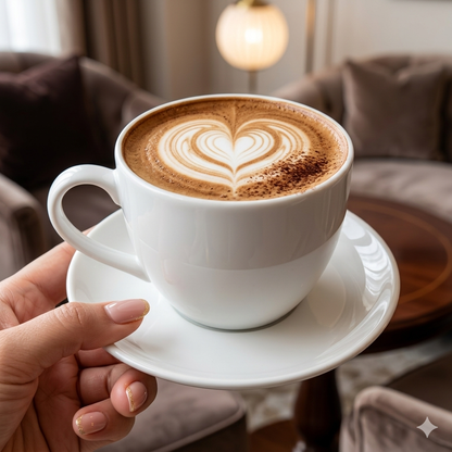 12pc Cappuccino cups and saucers