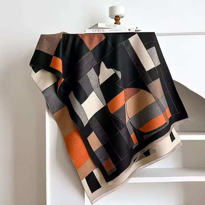 Double Sided Scarf Shawl
