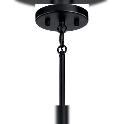 Matte Black MultiArm Chandelier