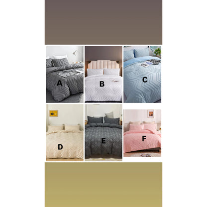 Tufted duvet cover