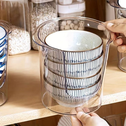 Acrylic bowls holders organizer