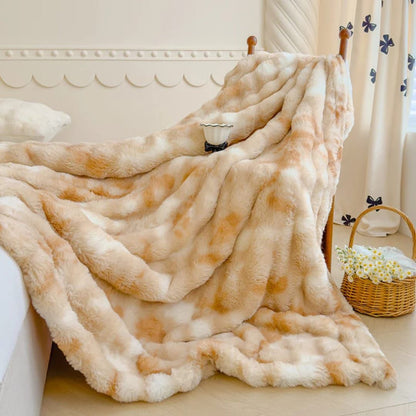 Soft Bubble Winter Throw Blanket