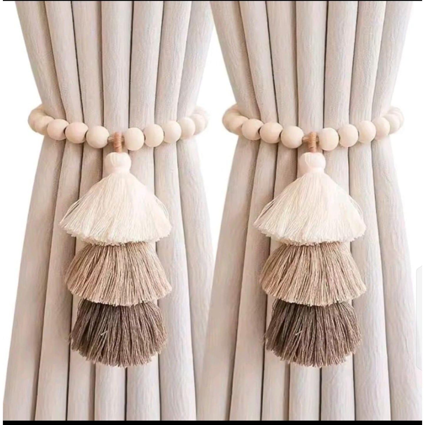 2pc Strong Magnet Curtain Ties