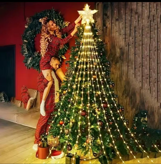 2.2 Christmas waterfall string multicolor lights