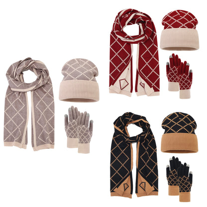 3 in 1 warm winter scarf marvin gloves