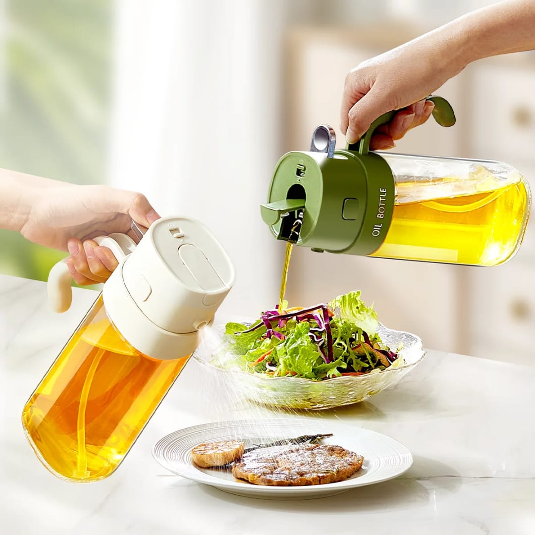 2 in 1 oil spray dispenser