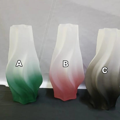 Glass flower vase
