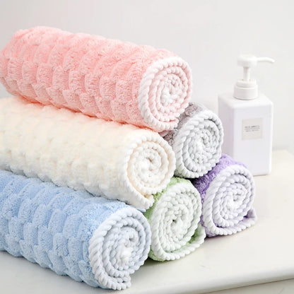 Fleece Hand Towels 