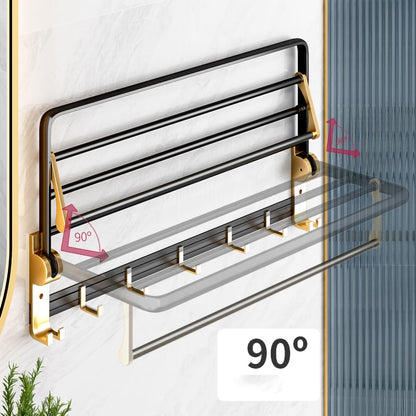 Bathroom towel rack