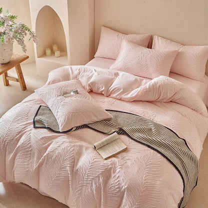 4 Piece King Size Duvet Cover Set