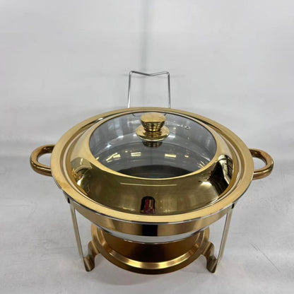6L Round Stainless Steel Chafing Dish
