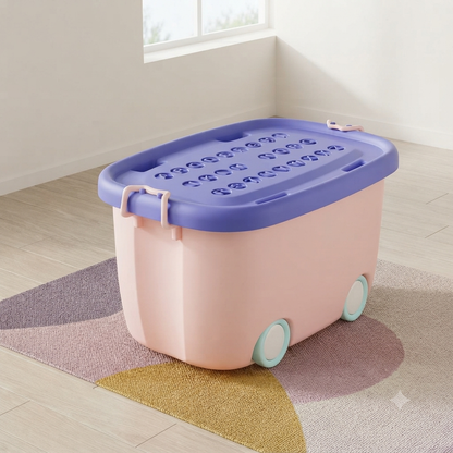 Rolling Plastic Storage Box