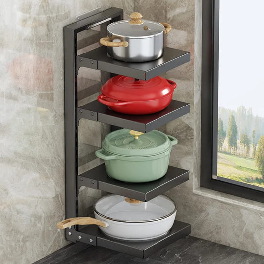 Multi-layer pot storage rack