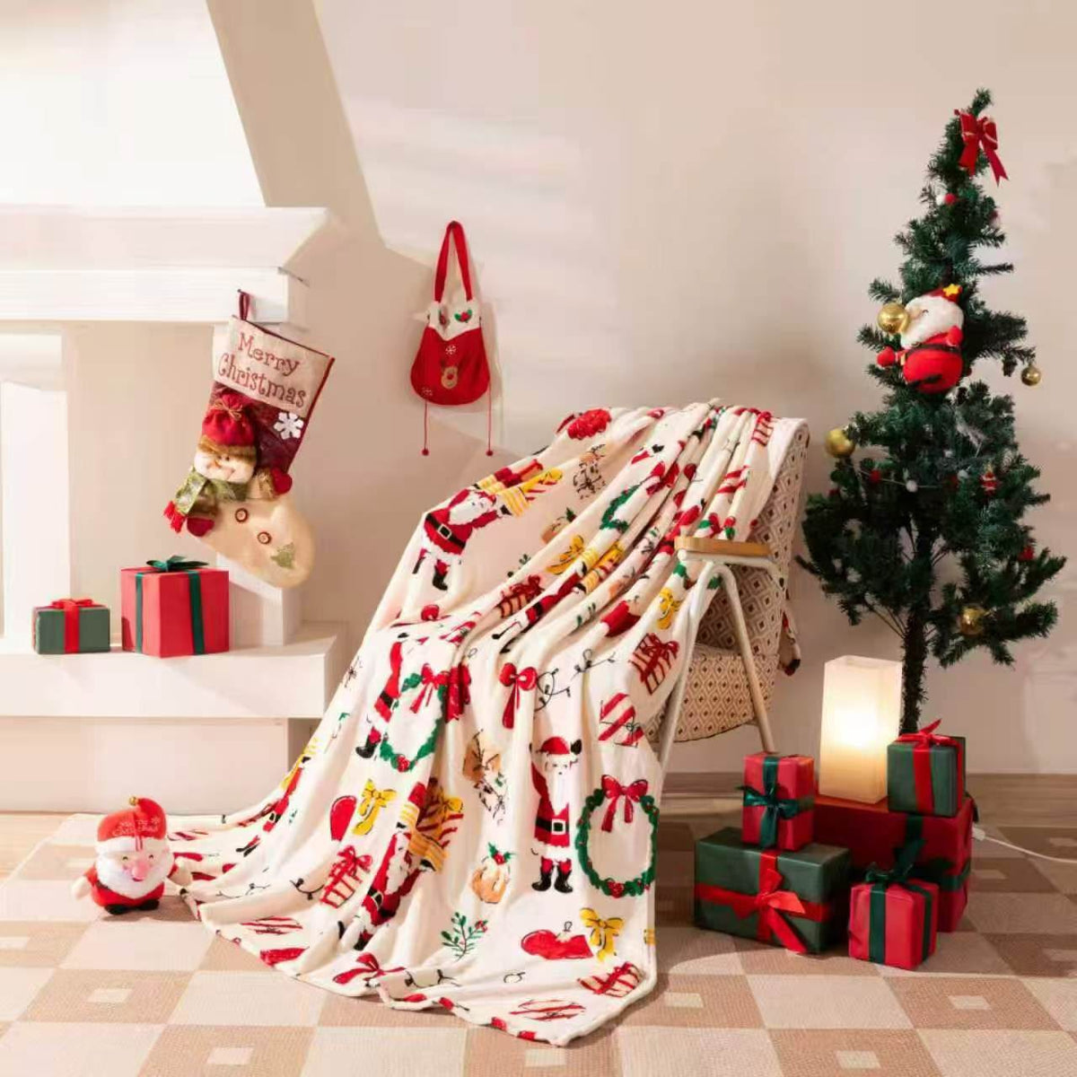 200*230Cm ChristmasThrow Blanket