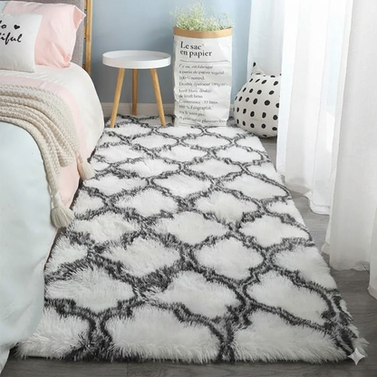 4*6 fluffy bedside carpets