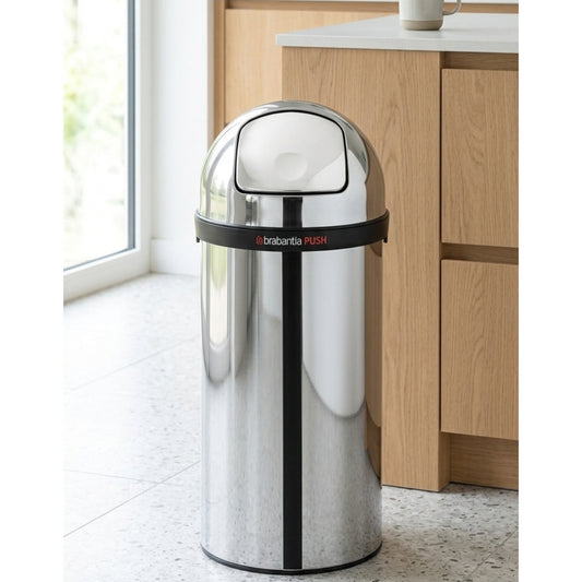 BrabB 60Ltr push bin steel 13981/402623